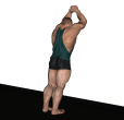 Calf Stretch - Elbows Against Wall