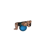 Crunch - Oblique Fitness Ball Dumbbell
