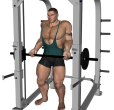 Drag Curl - Smith Machine Standing