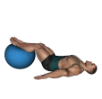 Hip Extensions - Fitness Ball