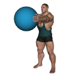 Squat - Fitness Ball Standing
